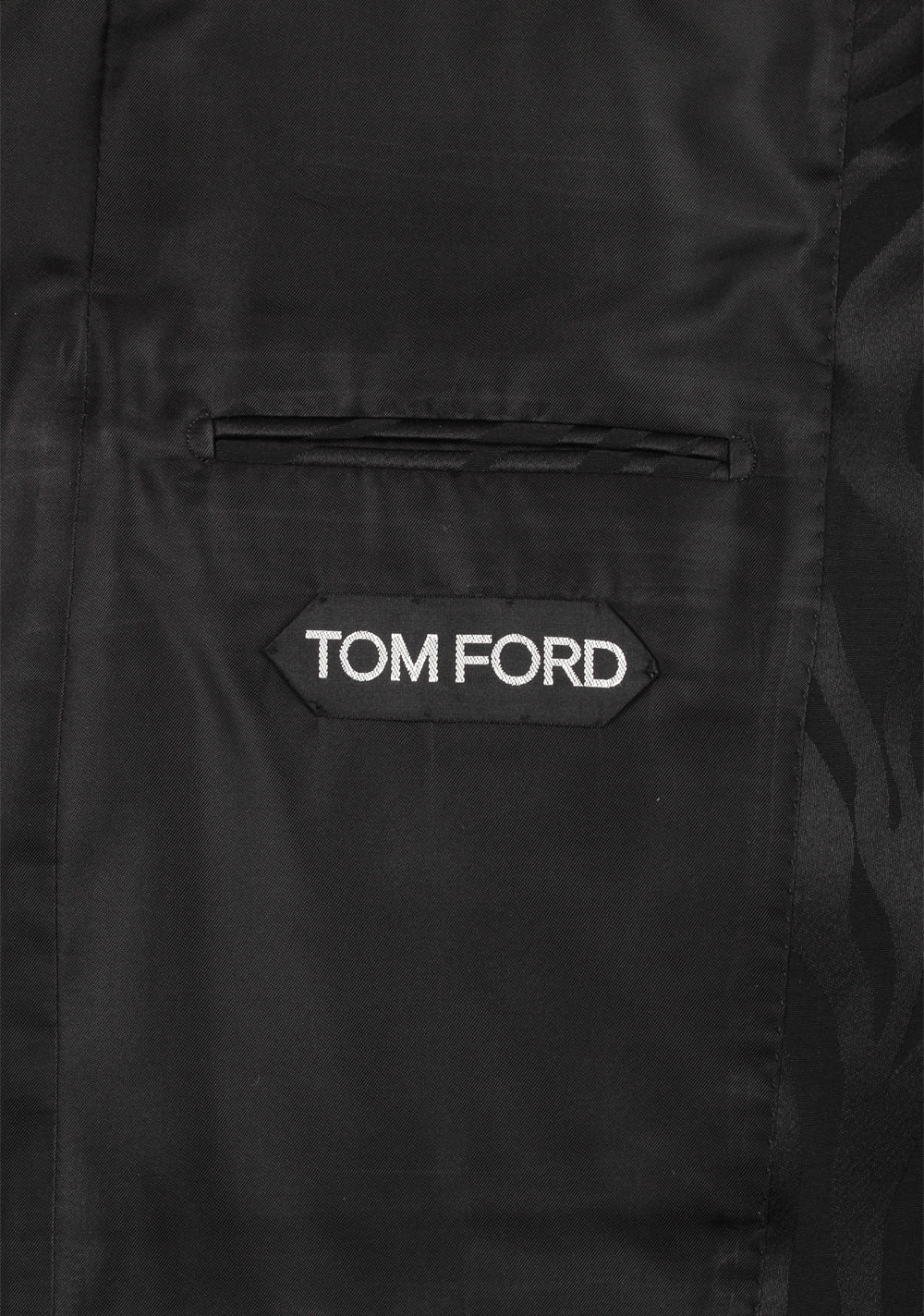 TOM FORD Shelton Zebra Black Suit Size 50 / 40R U.S. In Wool