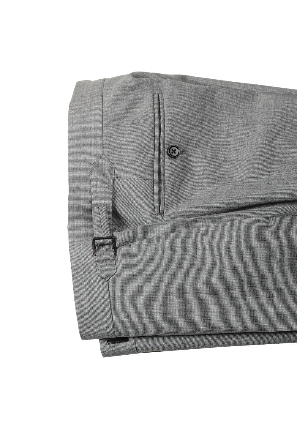 TOM FORD Shelton Solid Gray Sharkskin Suit Size 48 / 38R U.S. In Wool