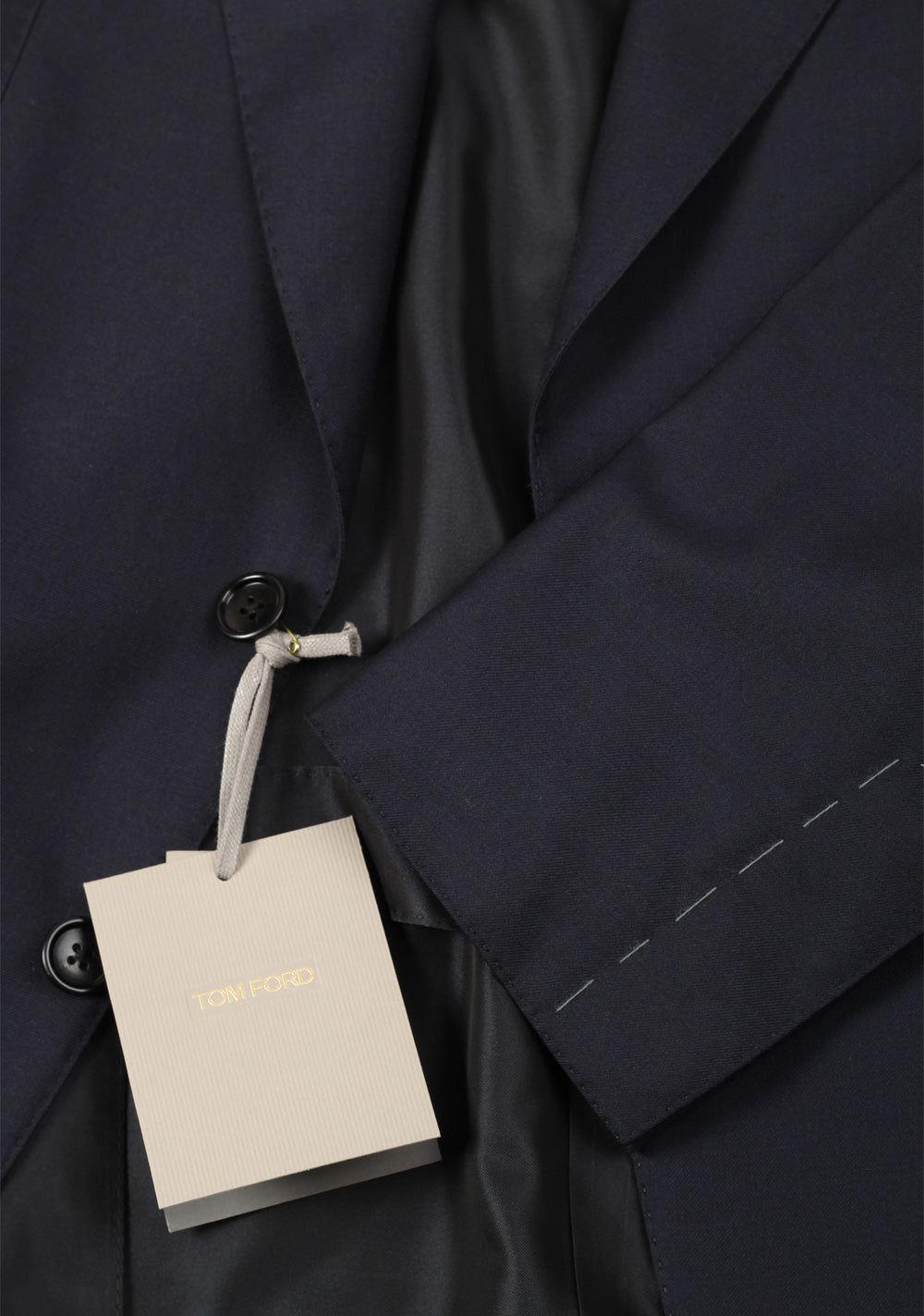 TOM FORD Shelton Solid Navy Blue Suit