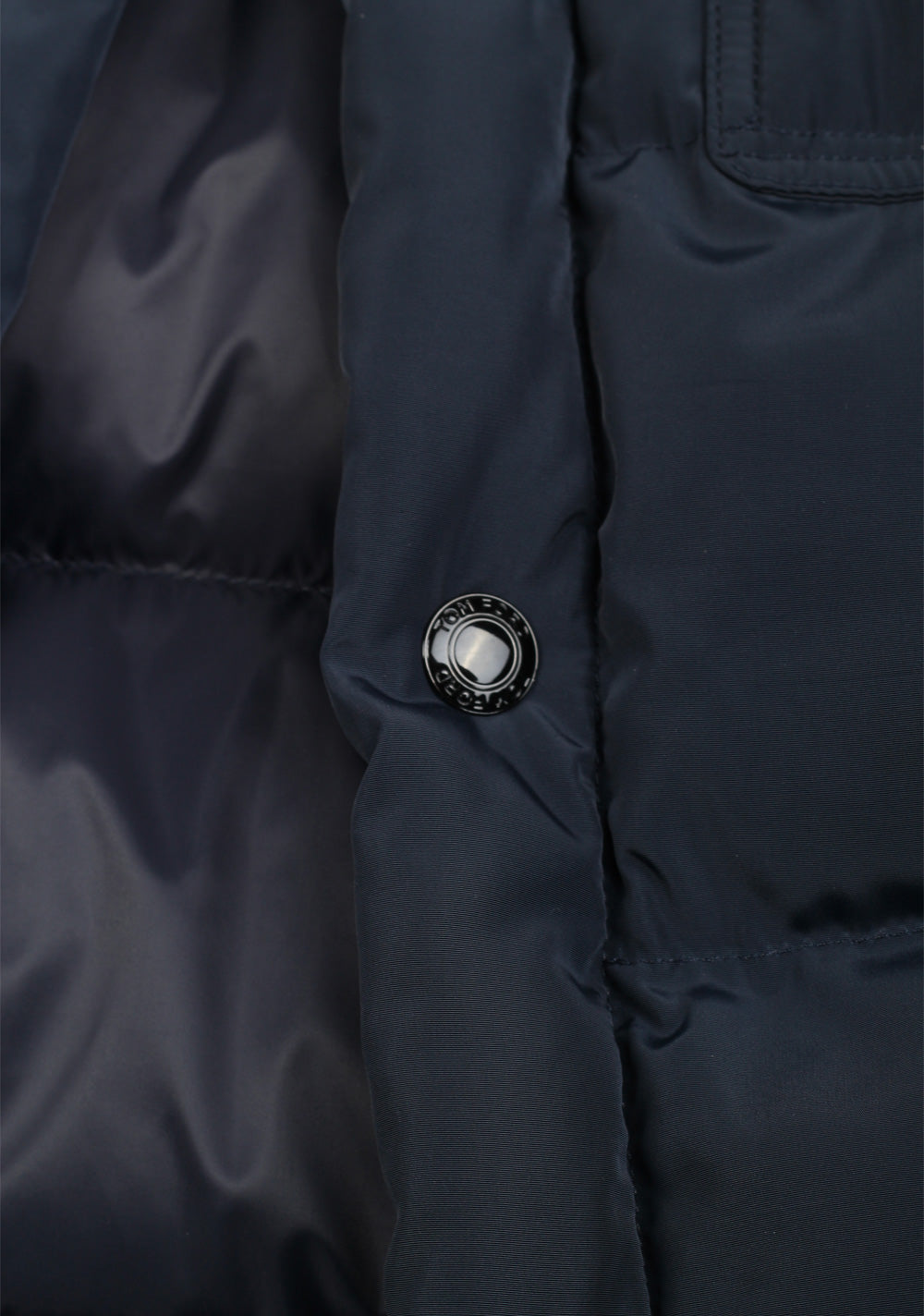 TOM FORD Blue Quilted Down Jacket Coat Size 54 / 44R U.S.