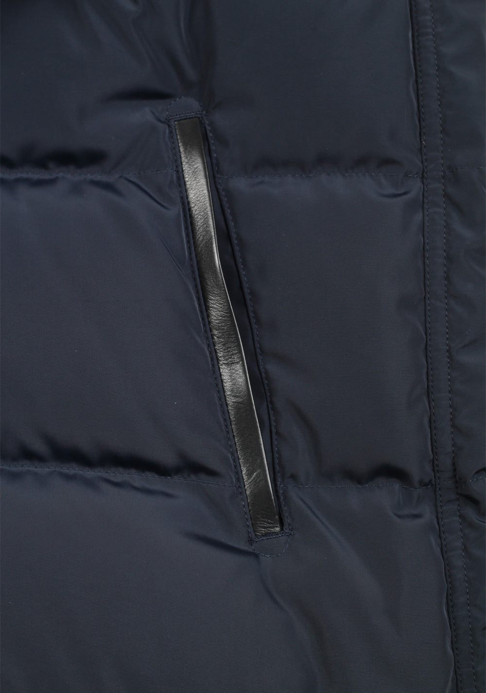 TOM FORD Blue Quilted Down Jacket Coat Size 54 / 44R U.S.