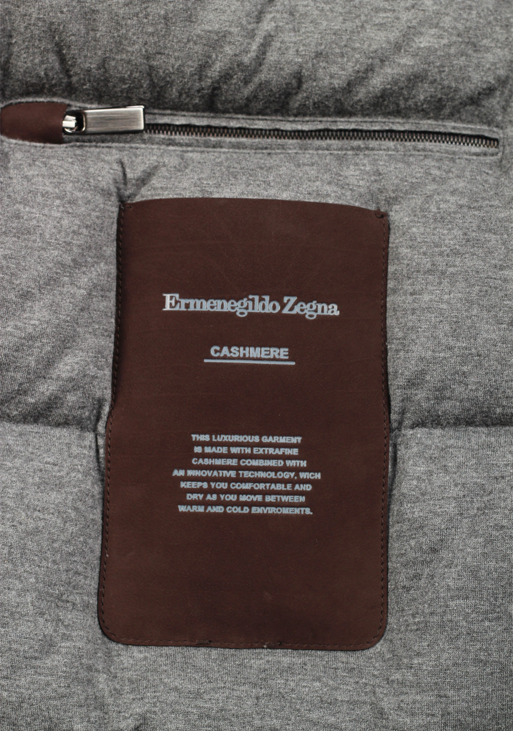 ZEGNA Blue Oasi Cashmere Elements Over Coat Size 48 / 38R U.S.