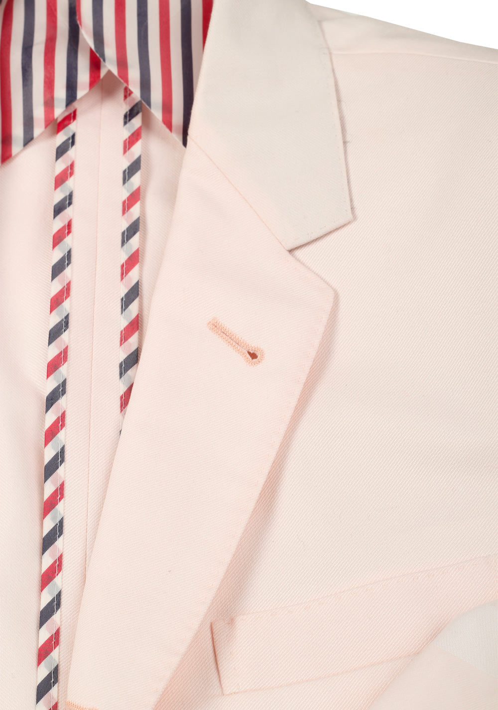 Thom Browne NEW YORK 4 Bar Pink Blazer Sport Coat Size 48 / 38R U.S.