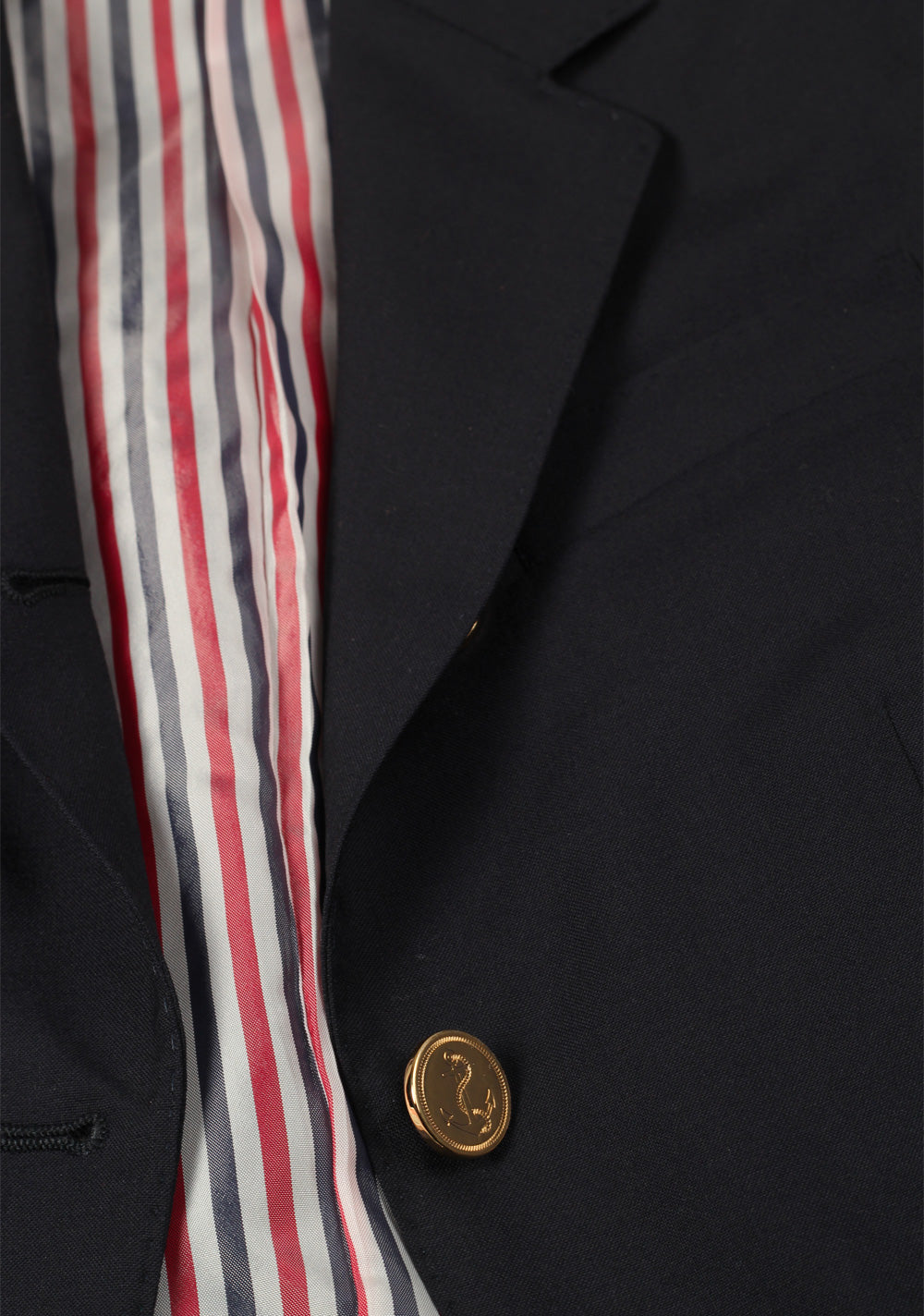 Thom Browne NEW YORK 4 Bar Blue Blazer Sport Coat