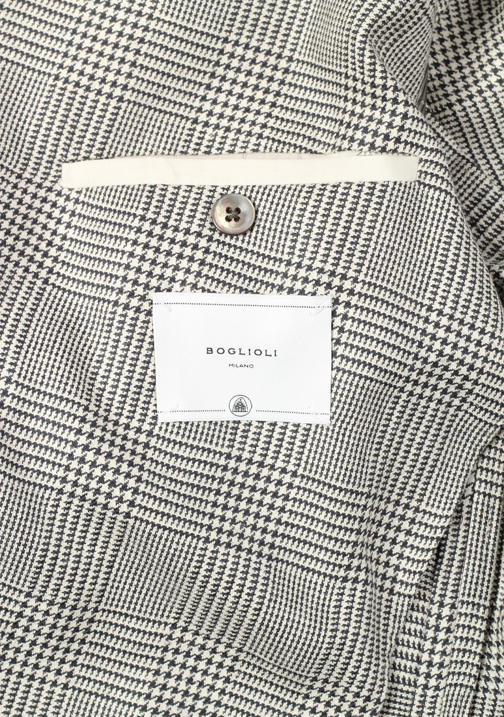 Boglioli K Jacket Checked Double Breasted Sport Coat Size 50 / 40R U.S.