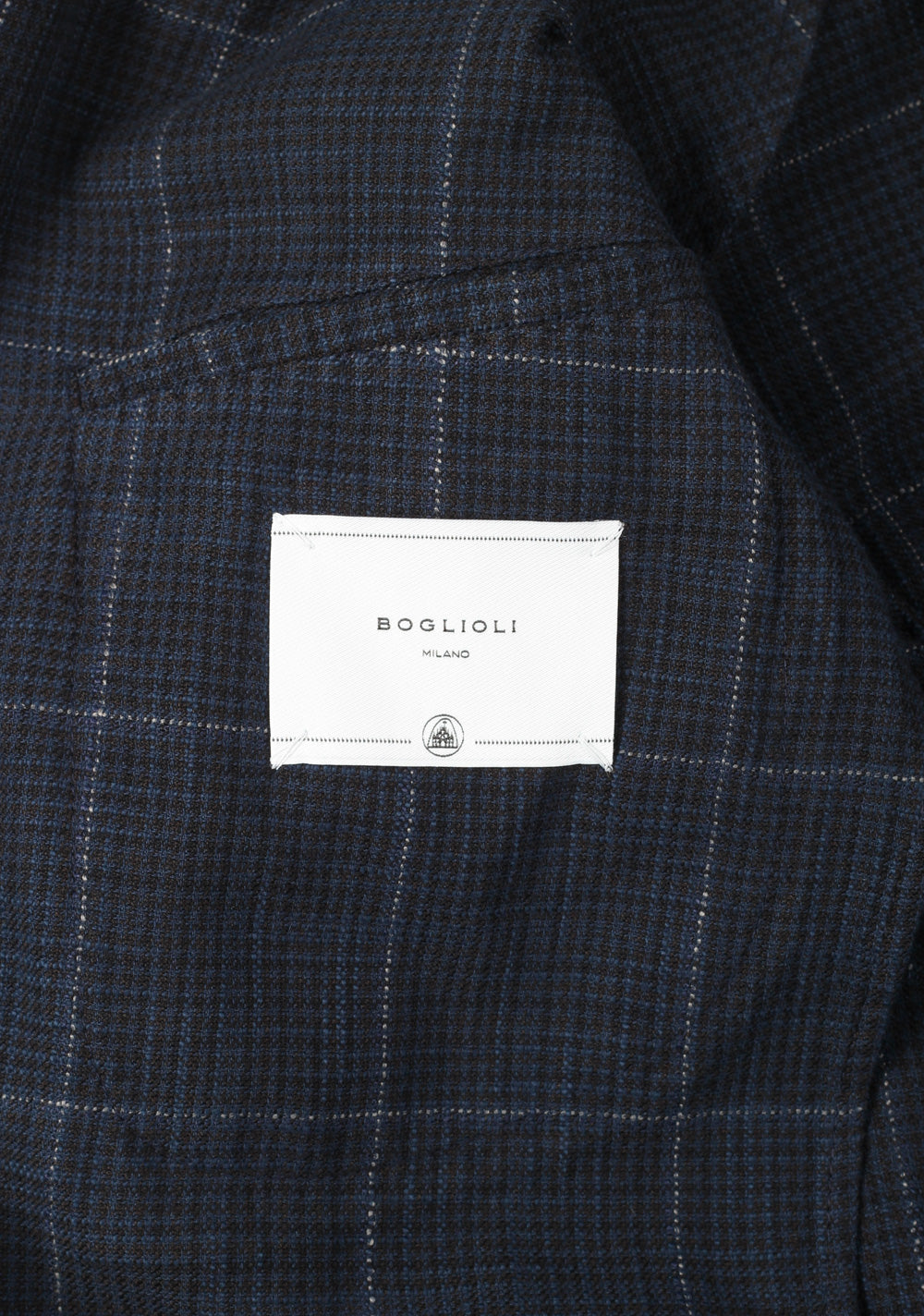 Boglioli K Jacket Checked Double Breasted Sport Coat Size 48 / 38R U.S.