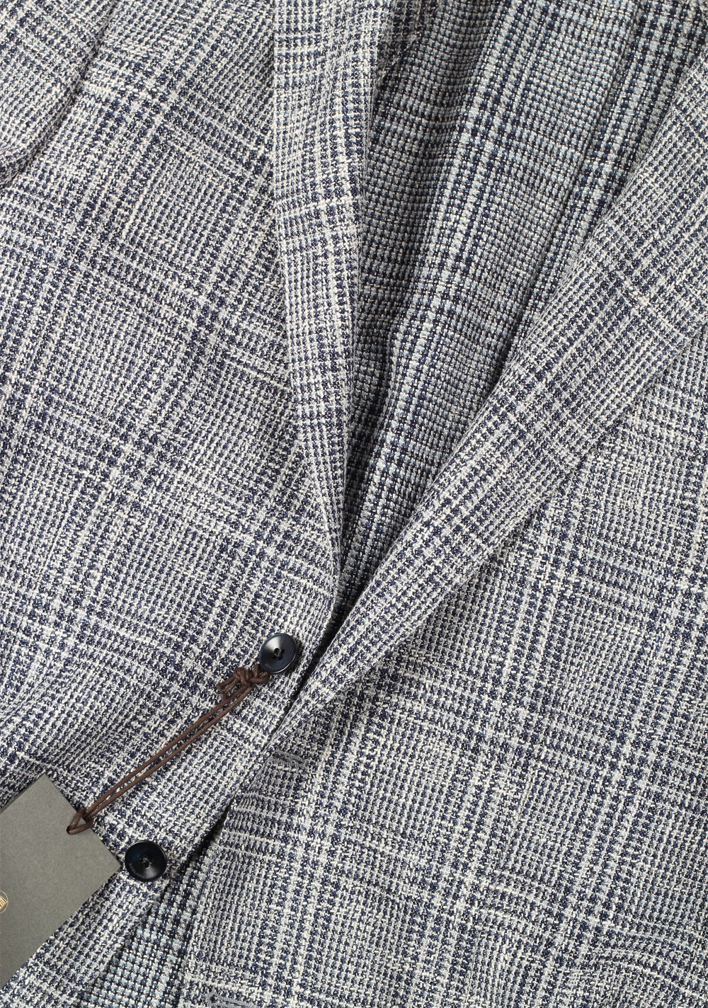 Boglioli K Jacket White Blue Sport Coat Size 50 / 40R U.S.