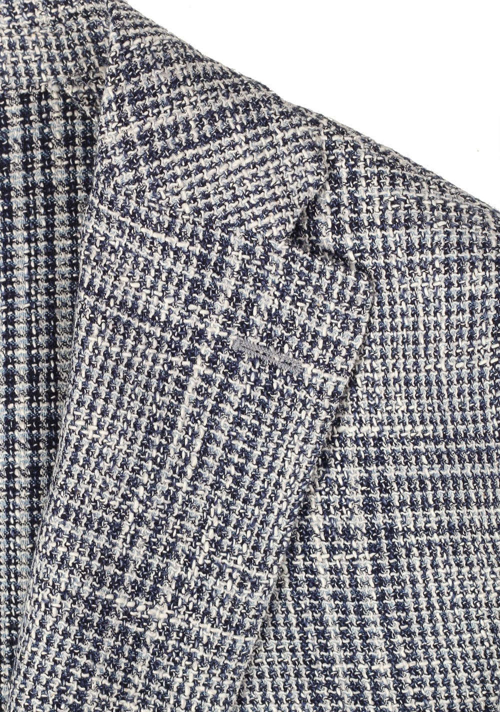 Boglioli K Jacket White Blue Sport Coat Size 50 / 40R U.S.