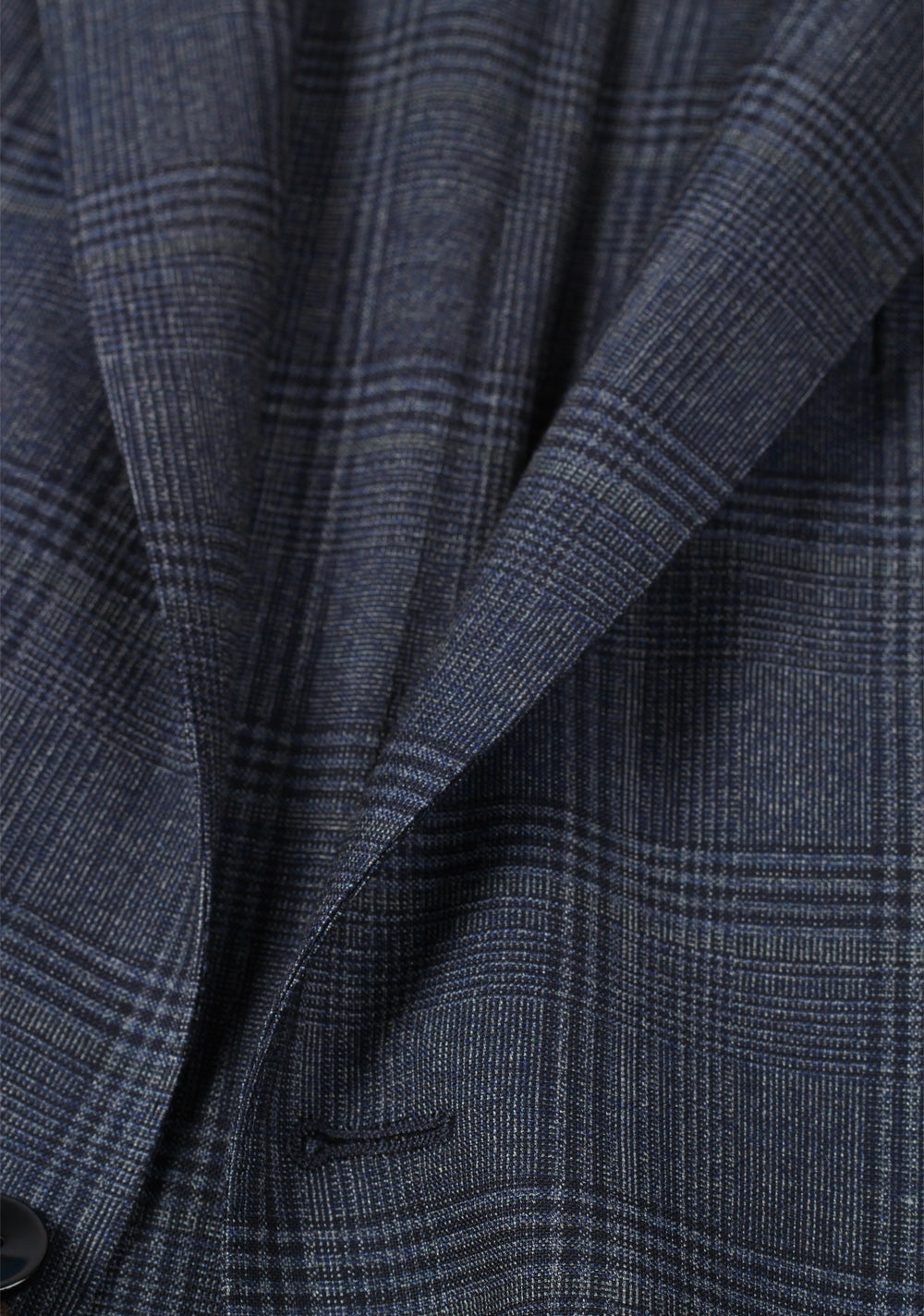 Boglioli K Jacket Blue Checked Suit Size 52 / 42R U.S.