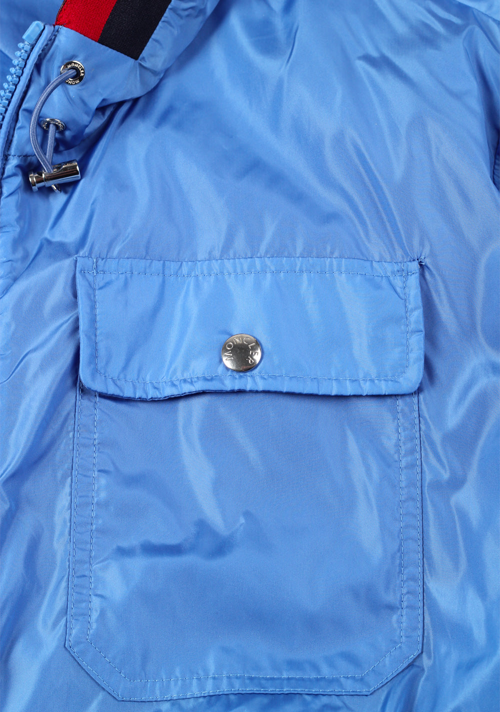 Moncler Blue Atlin Jacket Coat Size 4 / L / 52 / 42 U.S.