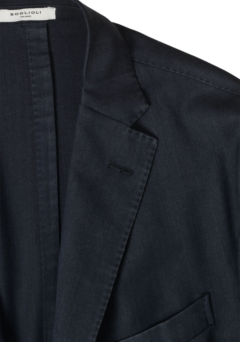 Boglioli K Jacket Blue Sport Coat Size 48 / 38R U.S.