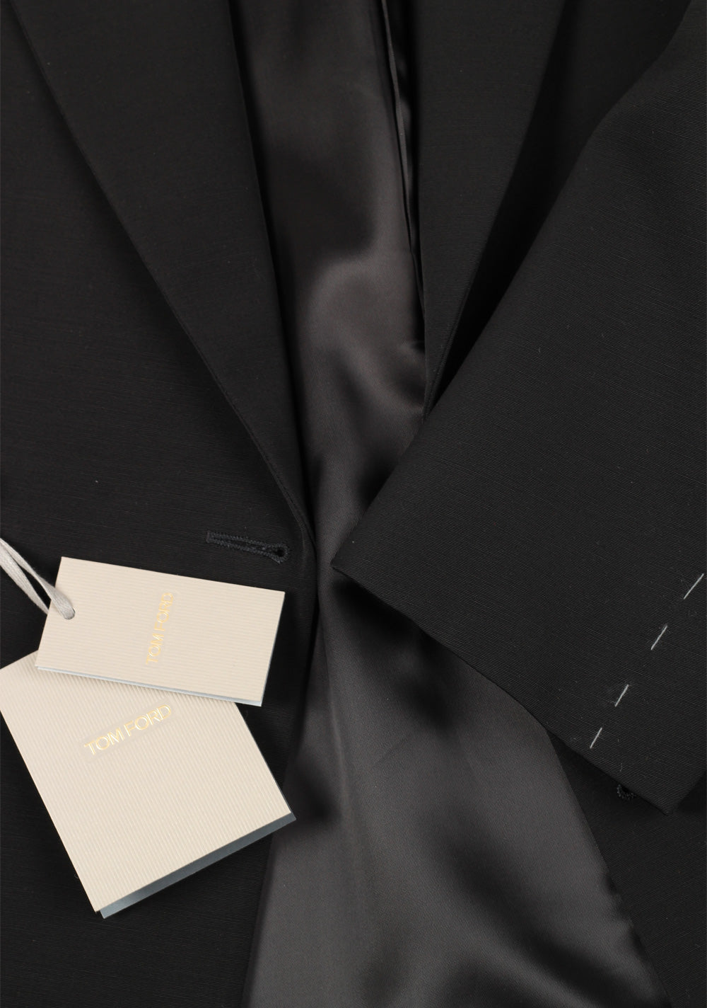 TOM FORD Atticus Black Double Breasted Suit Size 50 / 40R U.S.