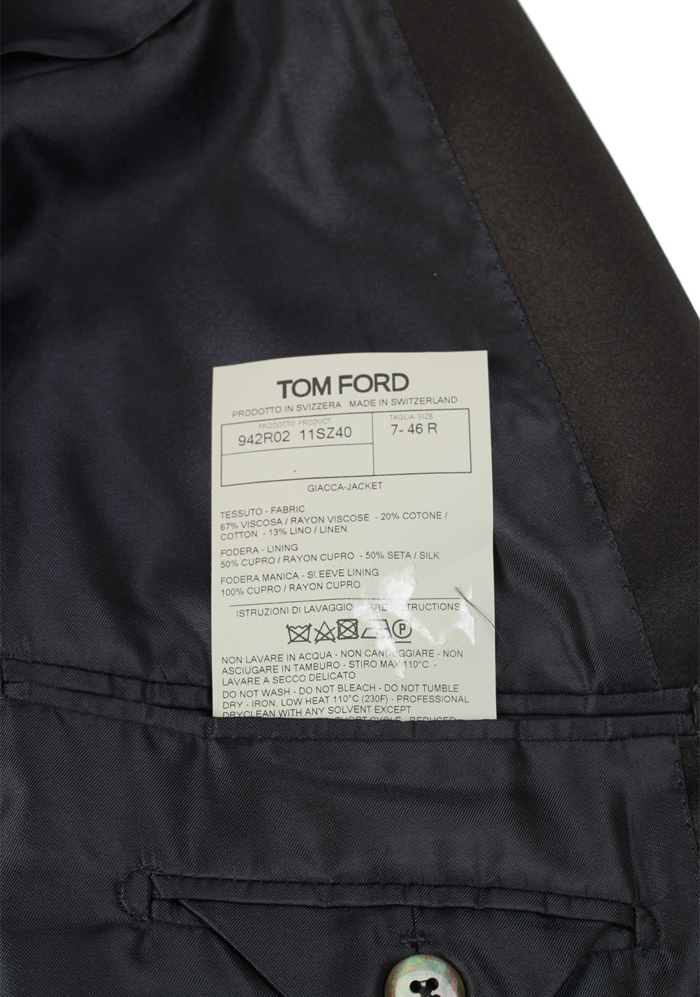 TOM FORD Atticus Green Tuxedo Dinner Jacket Size 46 / 36R U.S.