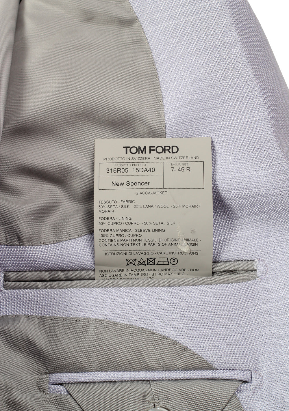 TOM FORD New Spencer Blue Sport Coat Size 46 / 36R U.S.