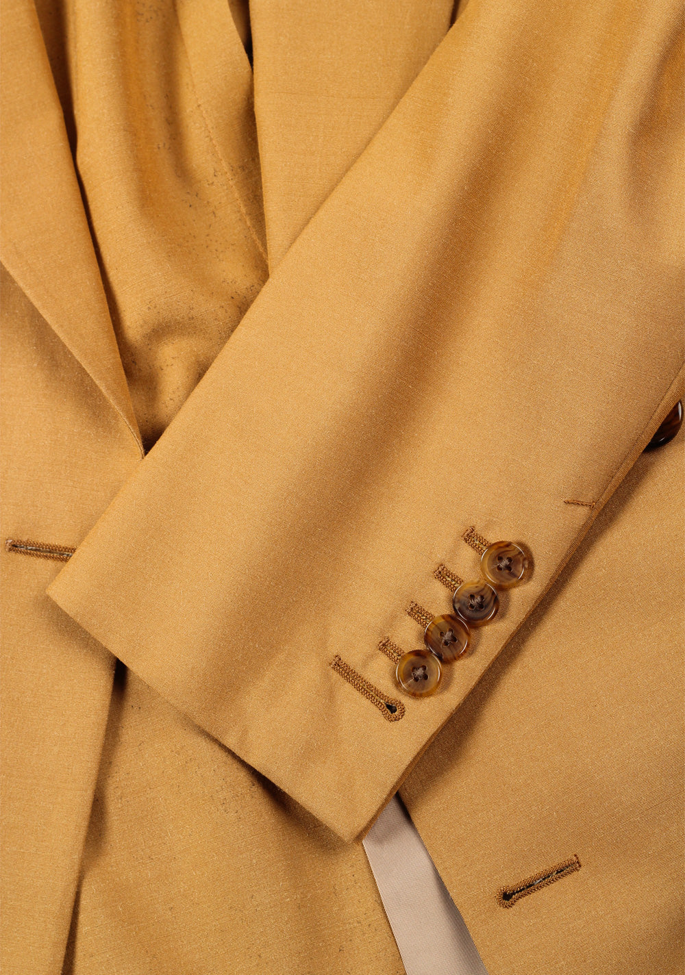 TOM FORD Shelton Beige Silk Double breasted Sport Coat Size 46 / 36R U.S.