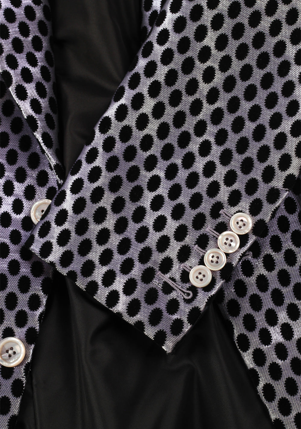 TOM FORD New Spencer Black Silver Sport Coat Size 46 / 36R U.S.