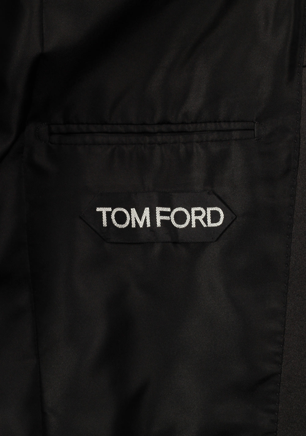 TOM FORD Atticus Black Silver Tuxedo Dinner Jacket Size 46 / 36R U.S.