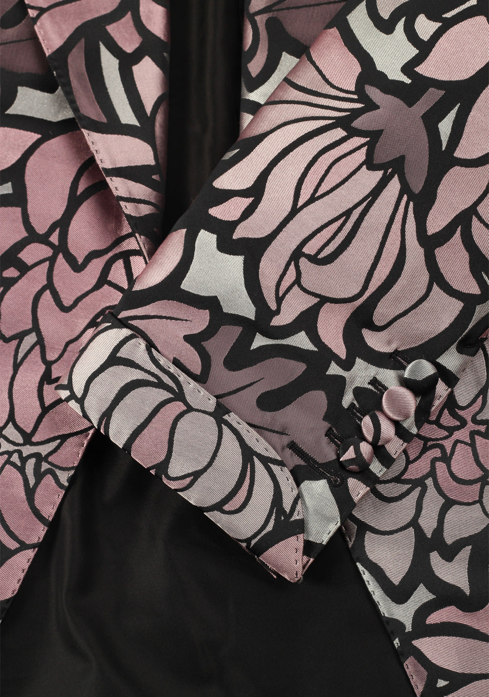TOM FORD Lamè Lily Floral Atticus Cocktail Dinner Jacket Size 46 / 36R