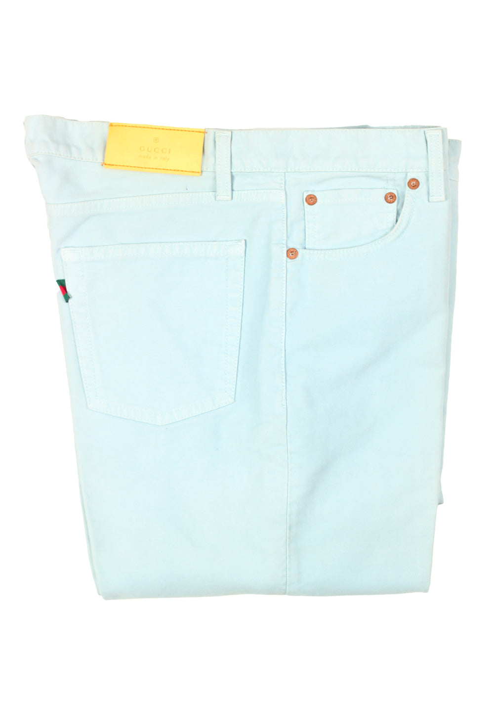 Gucci Blue 5 Pocket Jeans Trousers Size 48 / 32 U.S. In Cotton