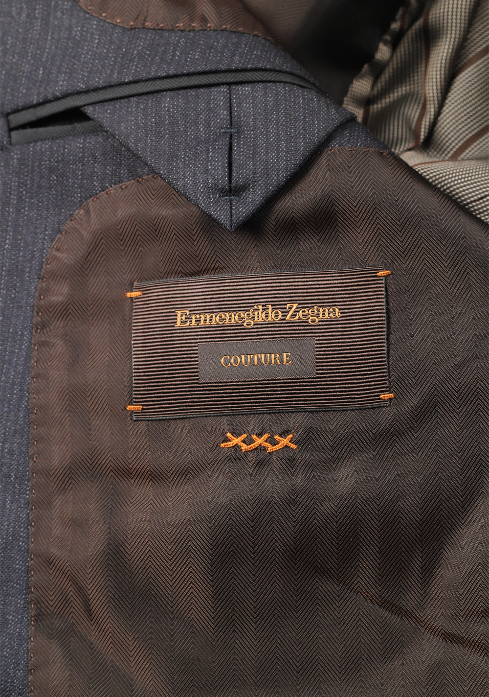 ZEGNA Couture Gray Suit Size 56 / 46R U.S.