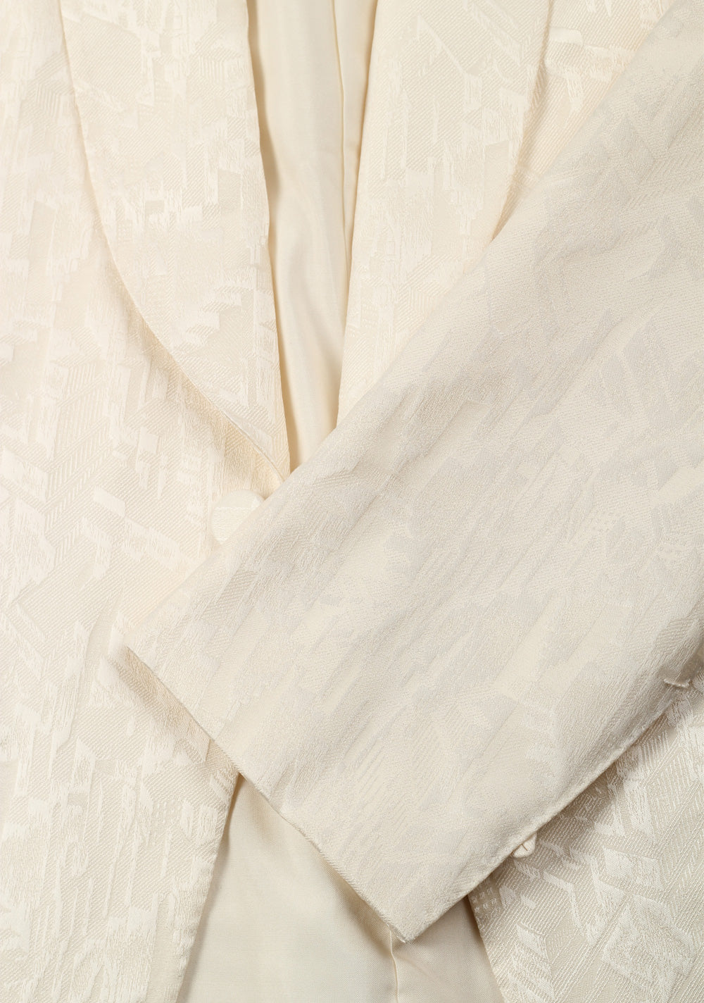 ZEGNA Couture Off White Tuxedo Dinner Jacket Size 44 / 34R U.S.