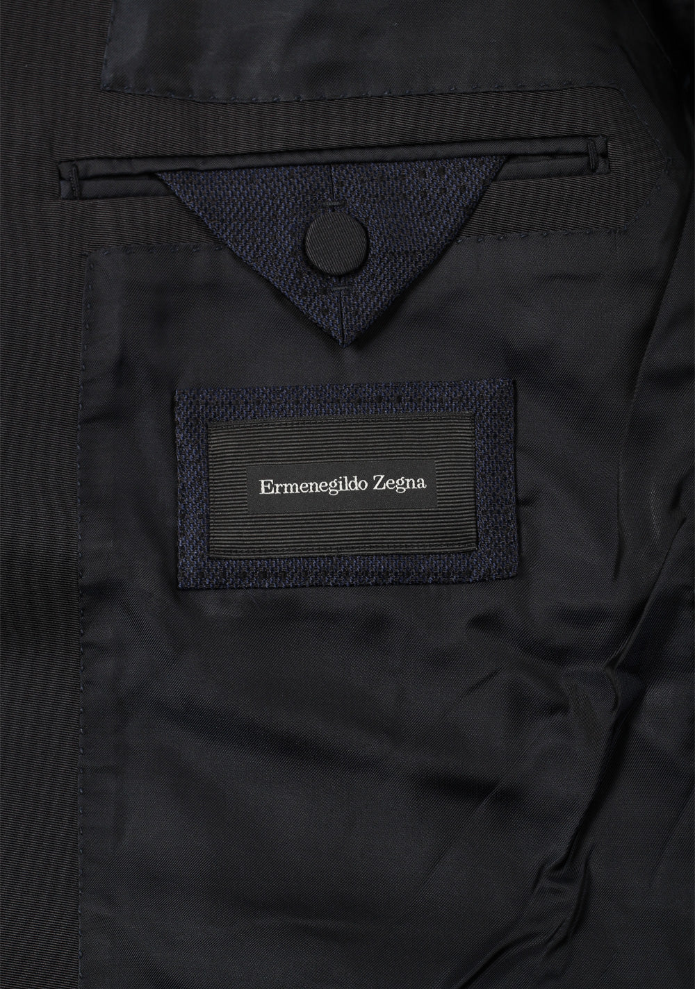 ZEGNA Venezia Blue Tuxedo Dinner Jacket Size 54 / 44R U.S.