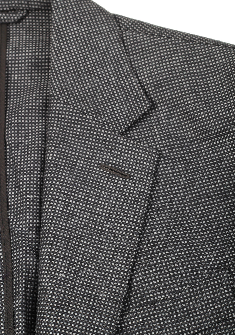 ZEGNA Silk Checked Gray Sport Coat Size 48 / 38R U.S.