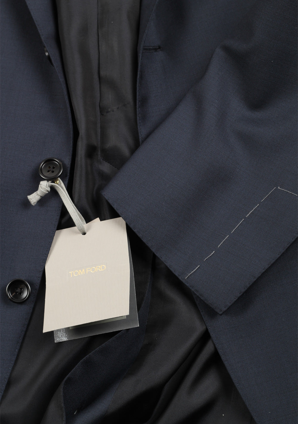 TOM FORD O'Connor James Bond 25 Blue Suit Size 52 / 42R U.S. In Wool Fit Y