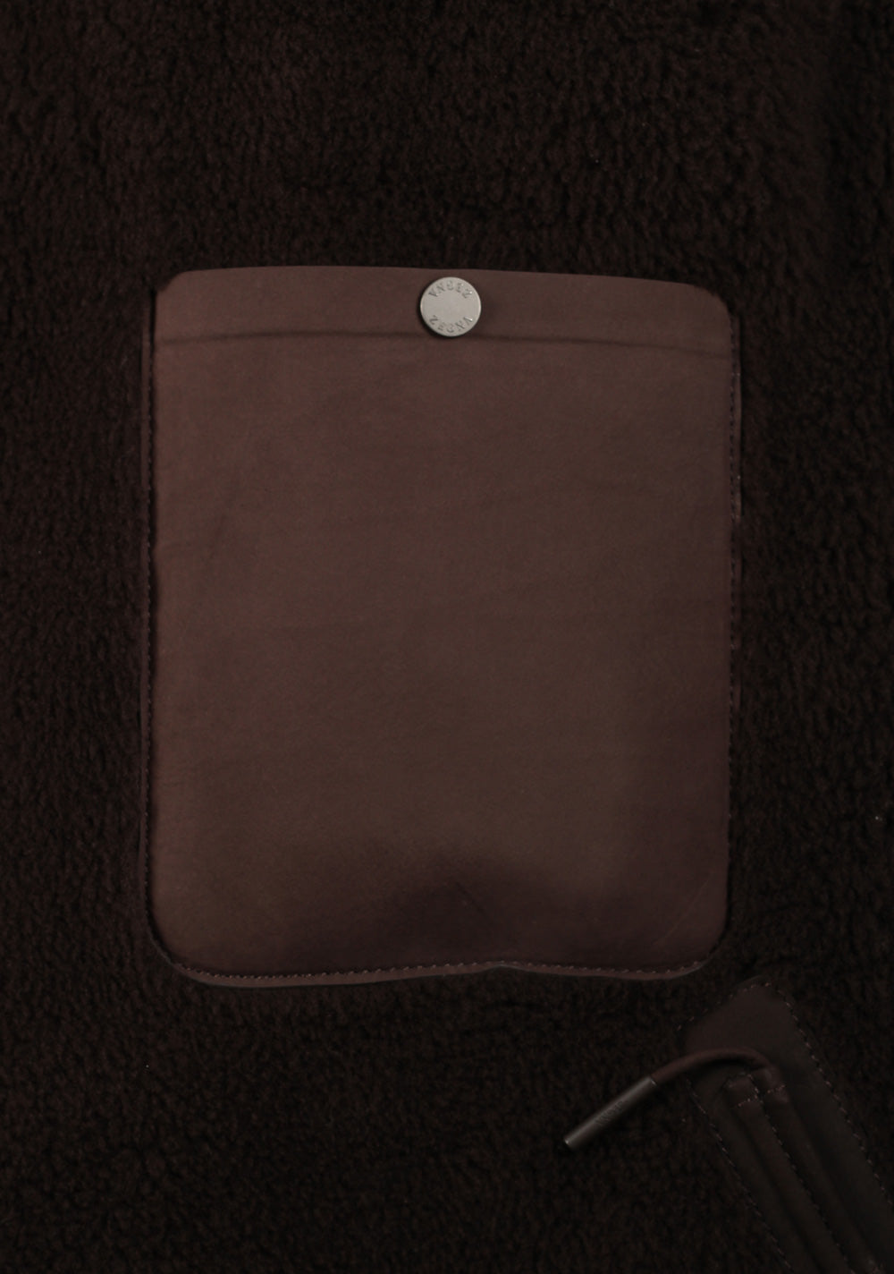 ZEGNA Brown Lamb Leather Coat
