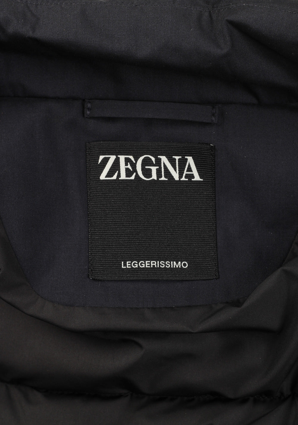 ZEGNA Blue Leggerissimo Padded Coat Size 48 / 38R U.S.