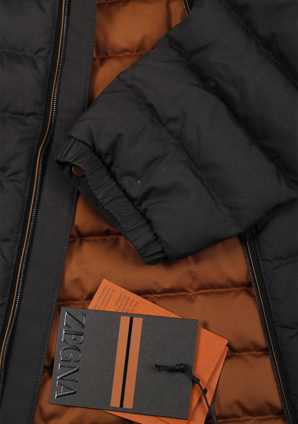 ZEGNA Black Leggerissimo Padded Coat