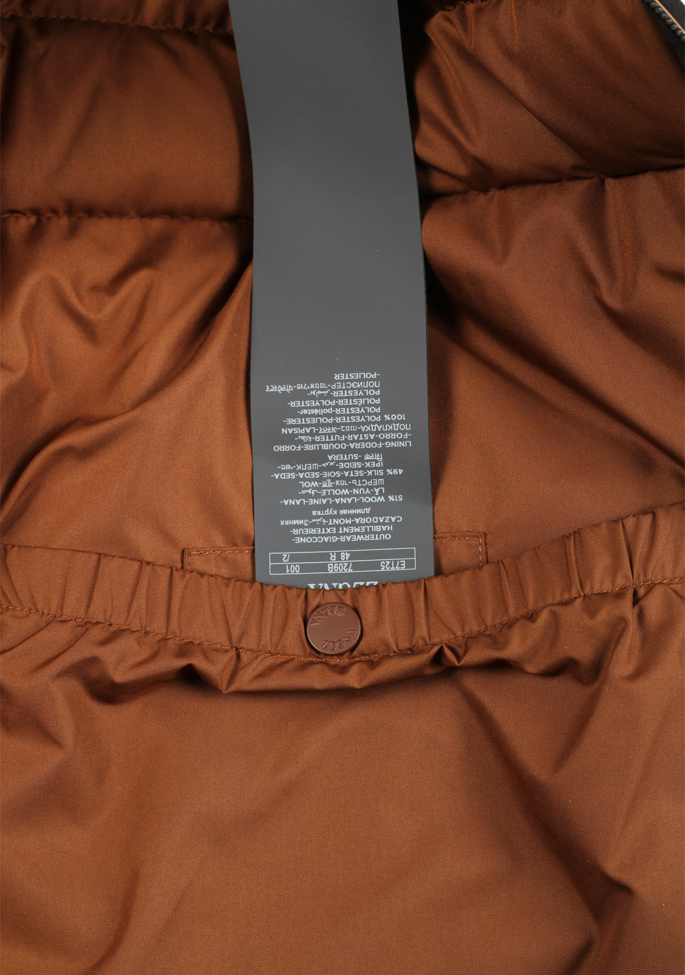 ZEGNA Black Leggerissimo Padded Coat