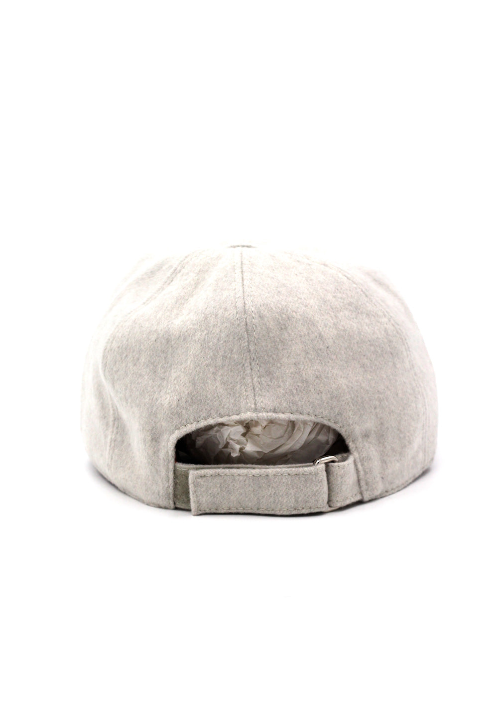 Loro Piana Light Gray Cashmere Baseball Cap Size L (Large)