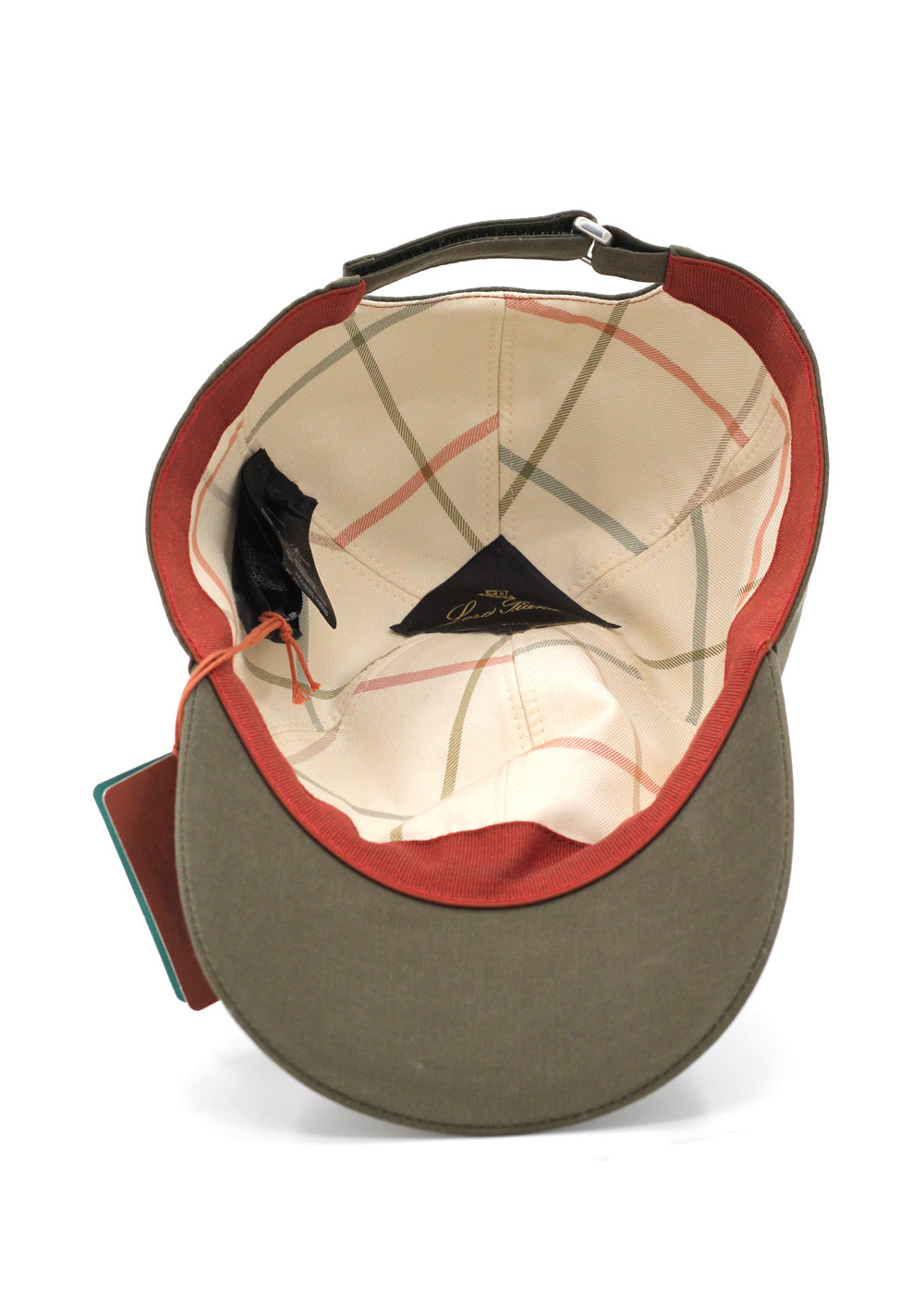 Loro Piana Green Cotton Silk Baseball Cap Size M (Medium)