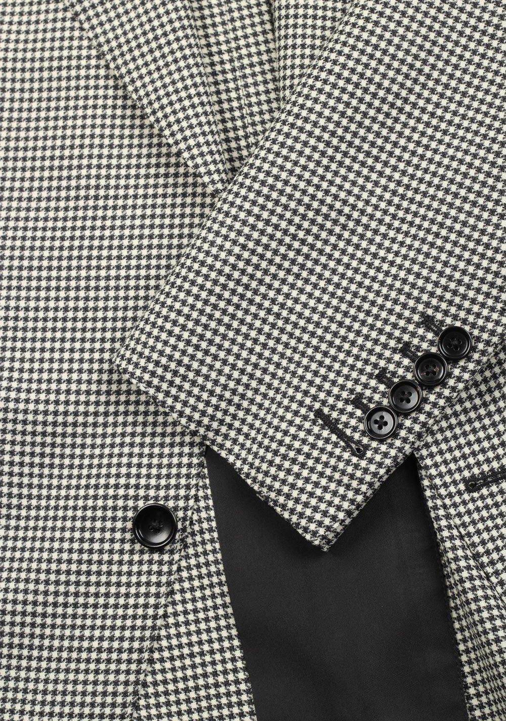TOM FORD Dyllan Checked Black White Sport Coat Size 48 / 38R U.S.