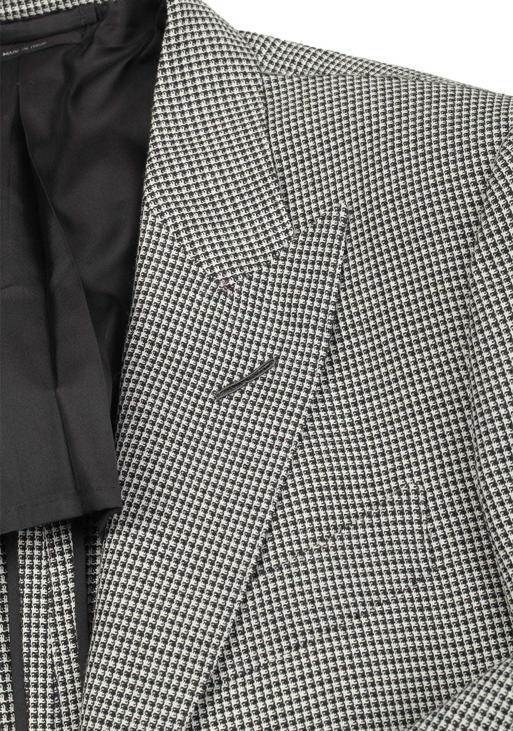 TOM FORD O'Connor Checked Black White Sport Coat Size 48 / 38R U.S. Fit Y