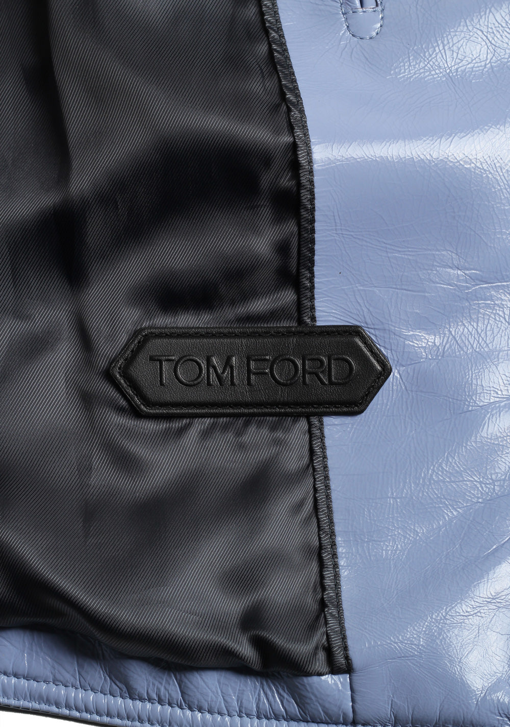 TOM FORD Lilac Biker Leather Jacket Coat Size 48 / 38R U.S. Outerwear