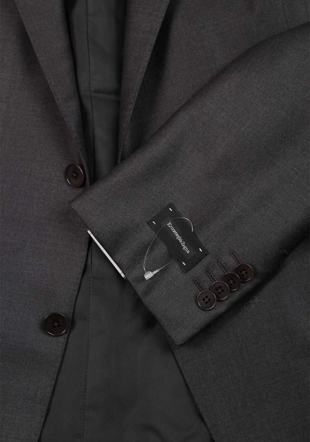 ZEGNA Milano Trofeo Gray Solid Suit Size 58 / 48R U.S.