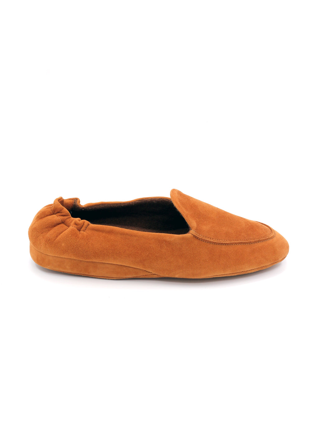 ZEGNA Suede Cashmere Brown House Slippers