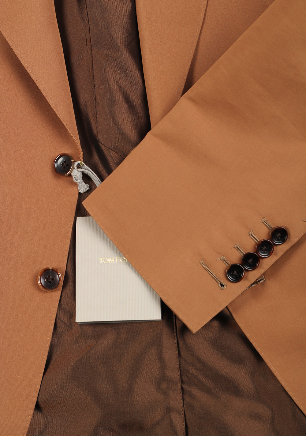 TOM FORD Shelton Brown Suit Size 50 / 40R U.S.