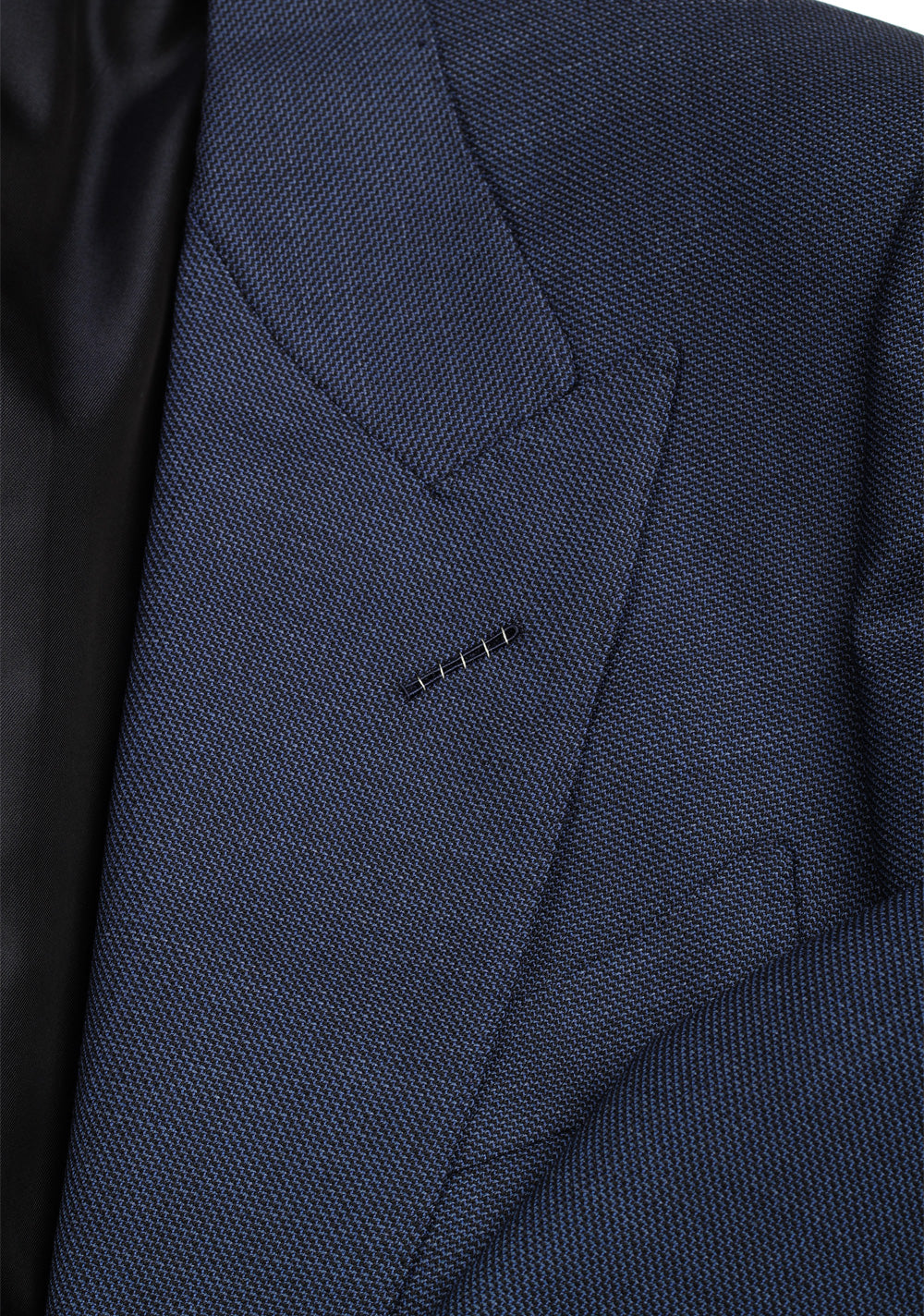 TOM FORD Shelton Birdseye Blue Suit Size 54 / 44R U.S. In Wool