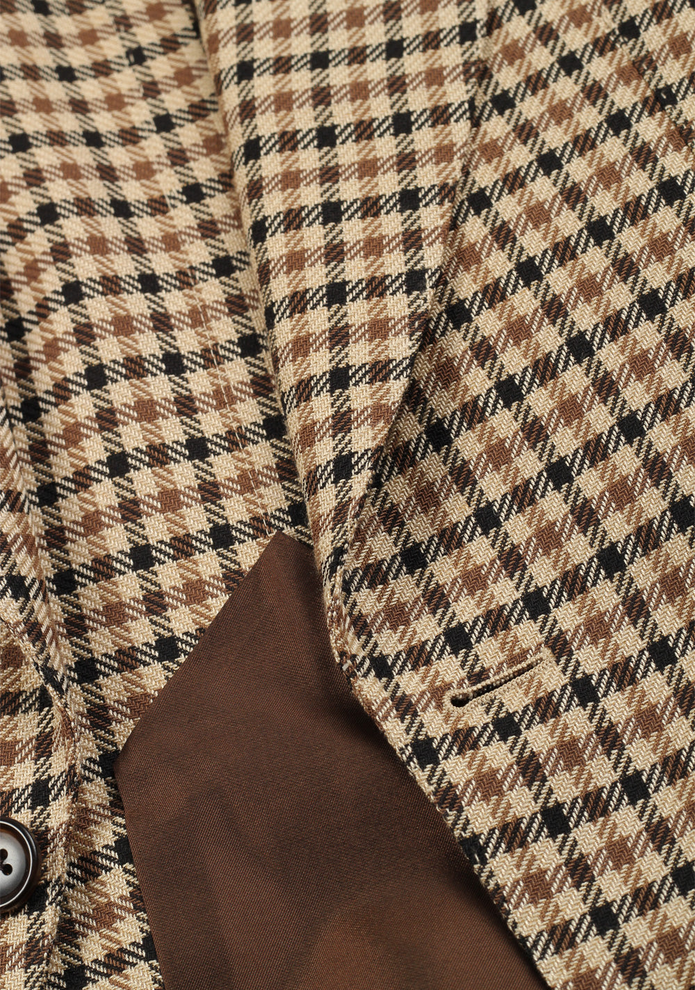 TOM FORD Atticus Checked Brown Sport Coat Size 46 / 36R U.S.
