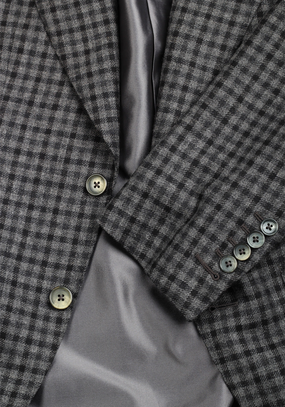 TOM FORD Atticus Gray Checked Sport Coat Size 46 / 36R U.S.
