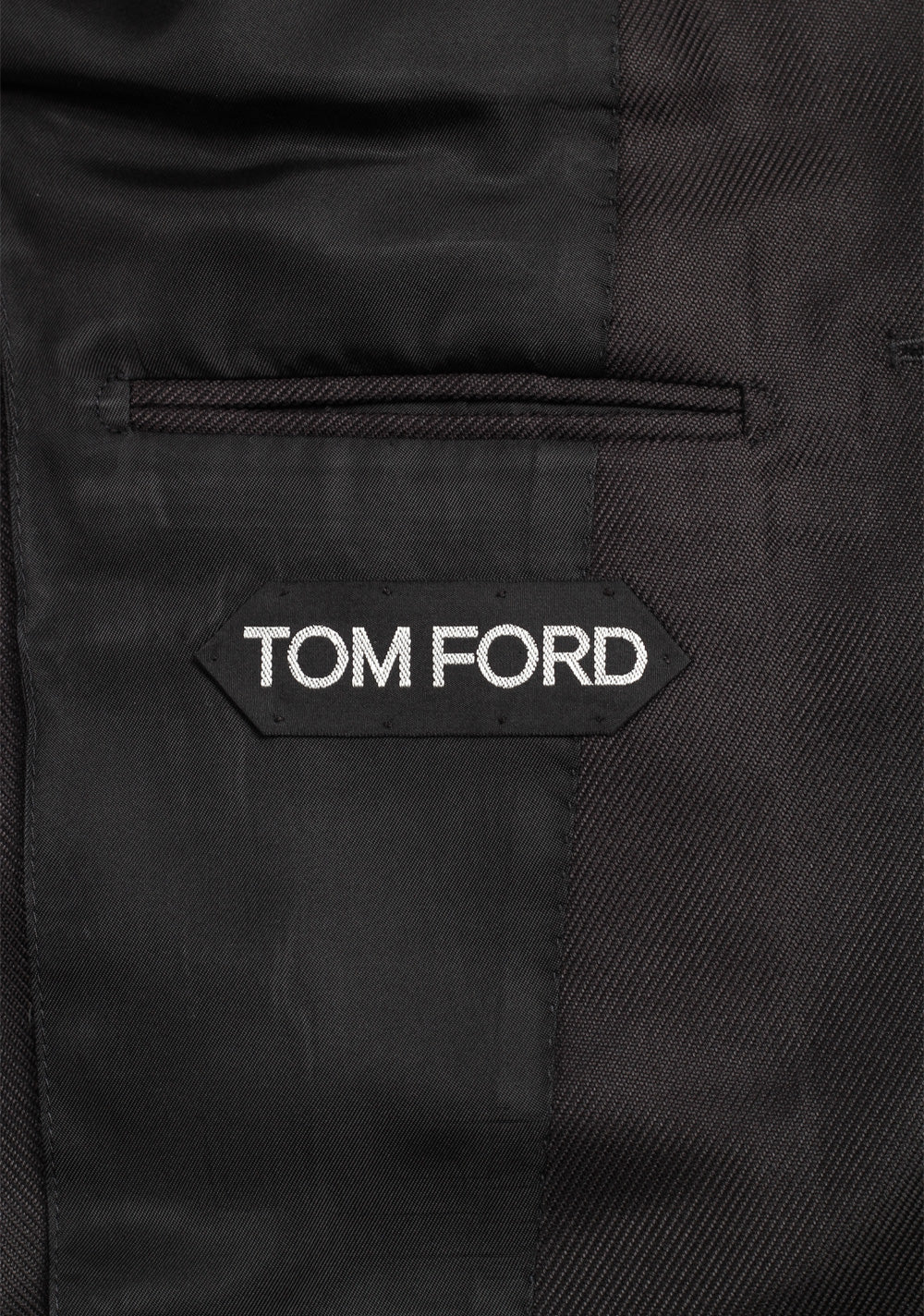 TOM FORD Dyllan Black Solid Sport Coat Size 46 / 36R U.S.