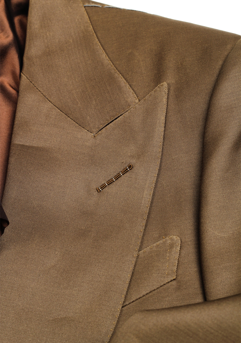TOM FORD Atticus Brown Solid Sport Coat Size 46 / 36R U.S.