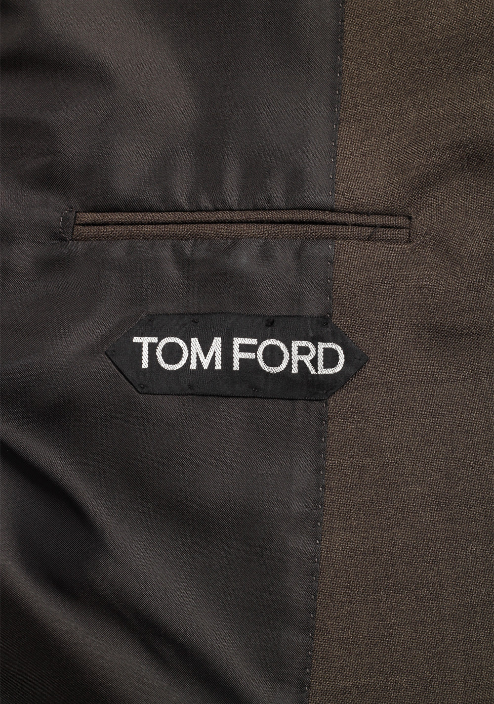 TOM FORD Atticus Brownish Gray Solid Sport Coat Size 46 / 36R U.S.