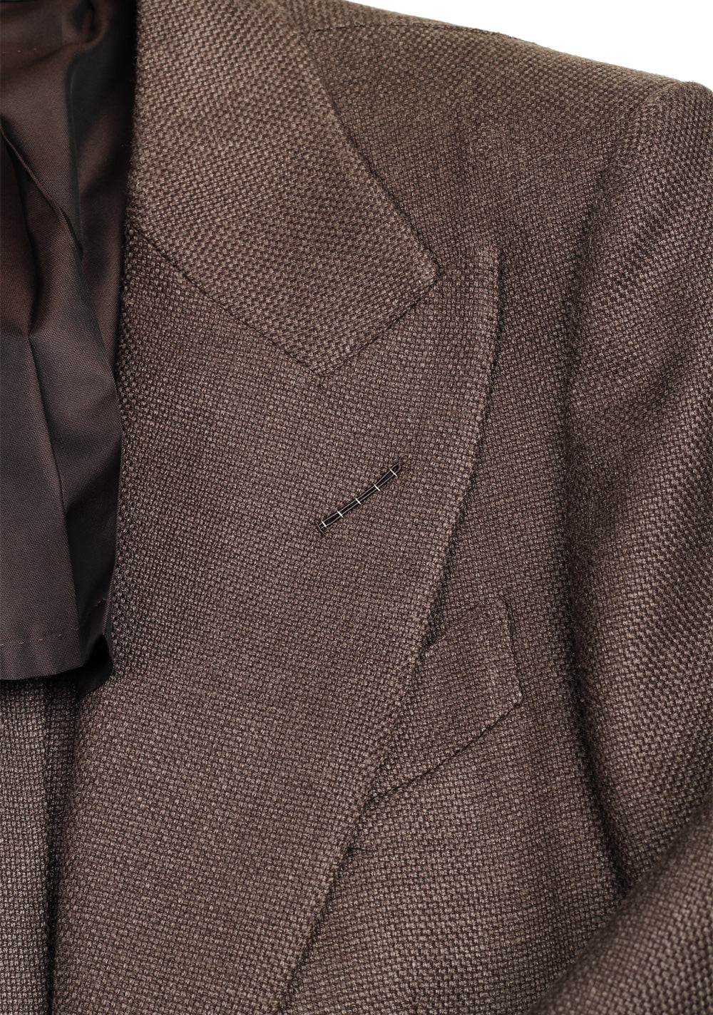 TOM FORD Atticus Brown Solid Sport Coat Size 46 / 36R U.S.