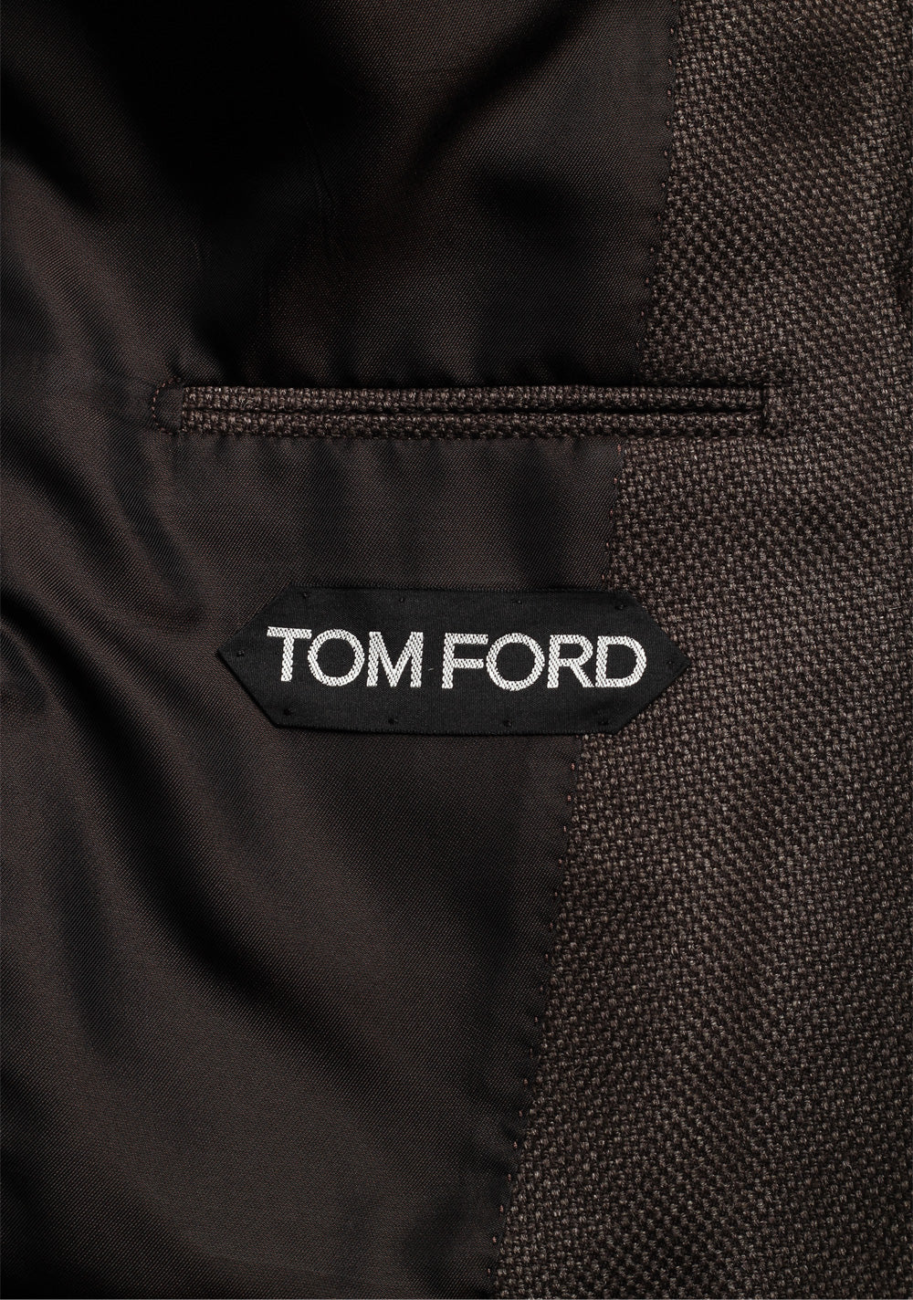 TOM FORD Atticus Brown Solid Sport Coat Size 46 / 36R U.S.