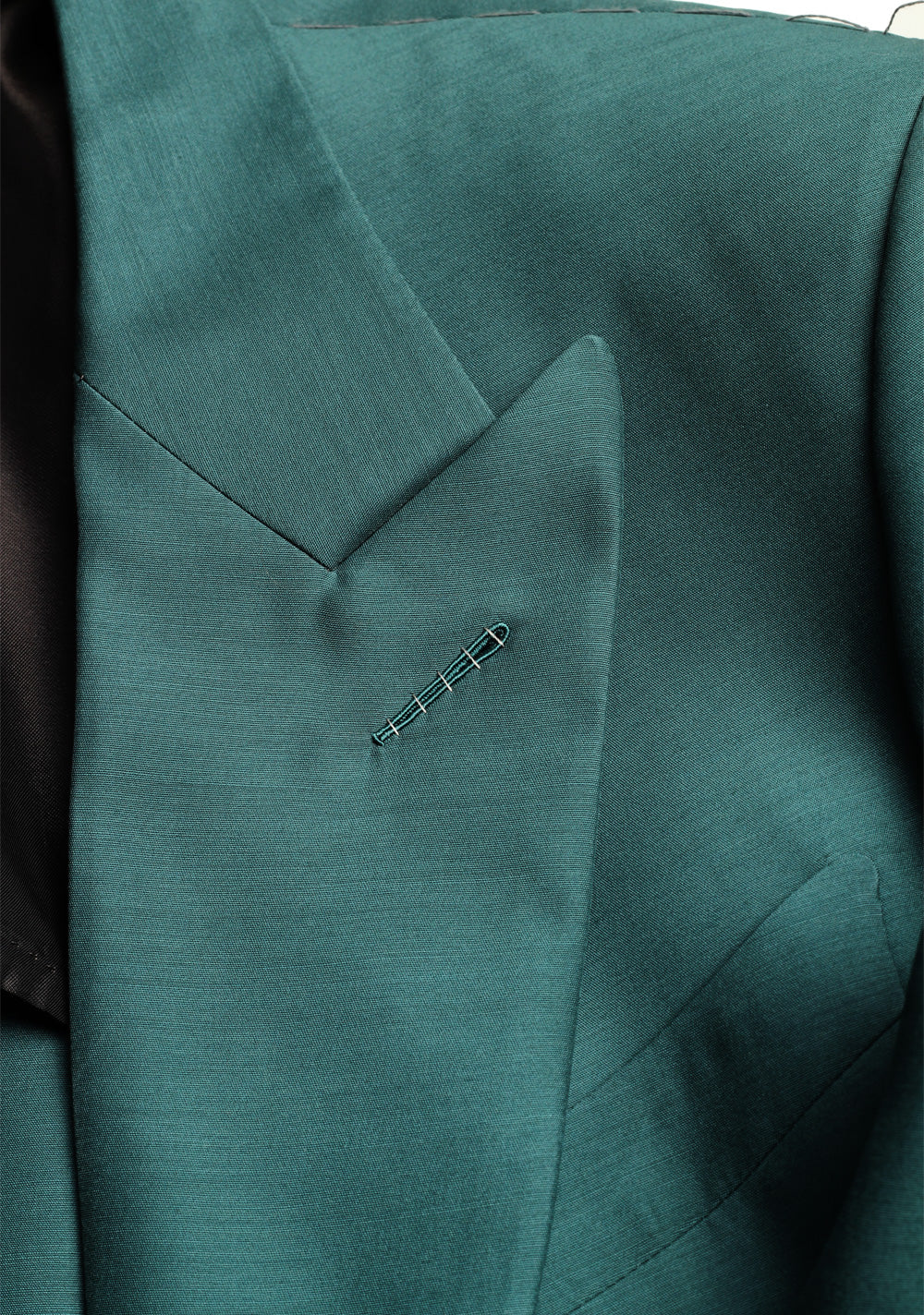 TOM FORD Atticus Teal Suit Size 46 / 36R U.S.
