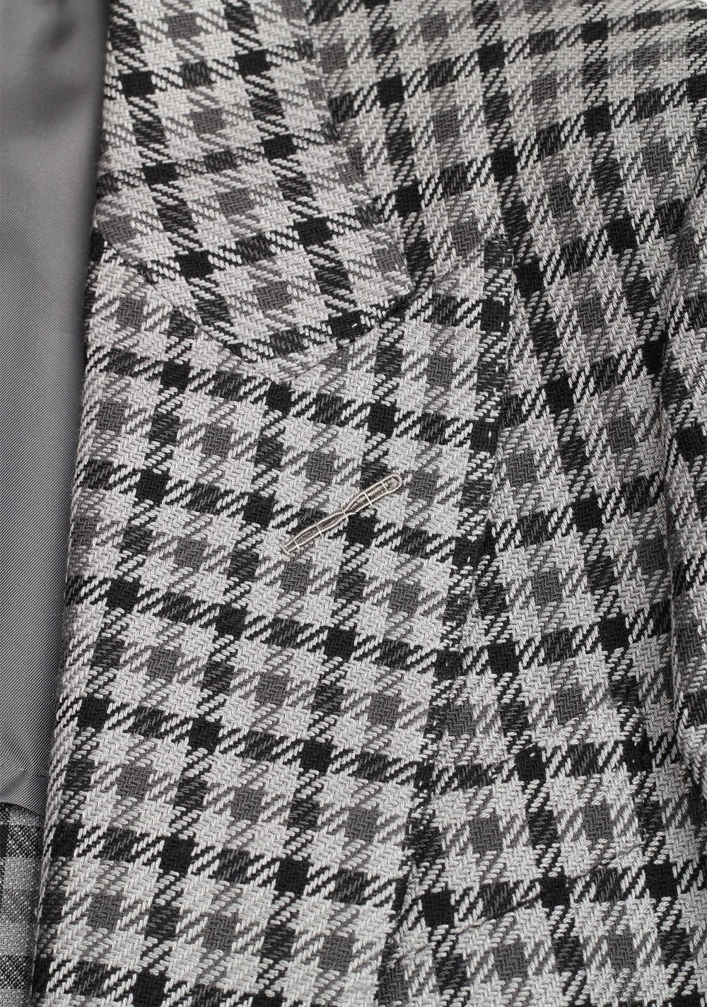 TOM FORD Atticus Gray Checked Suit Size 46 / 36R U.S.